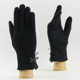 фото перчатки шерстяные 19005black 
