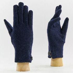 фото перчатки шерстяные 19004blue