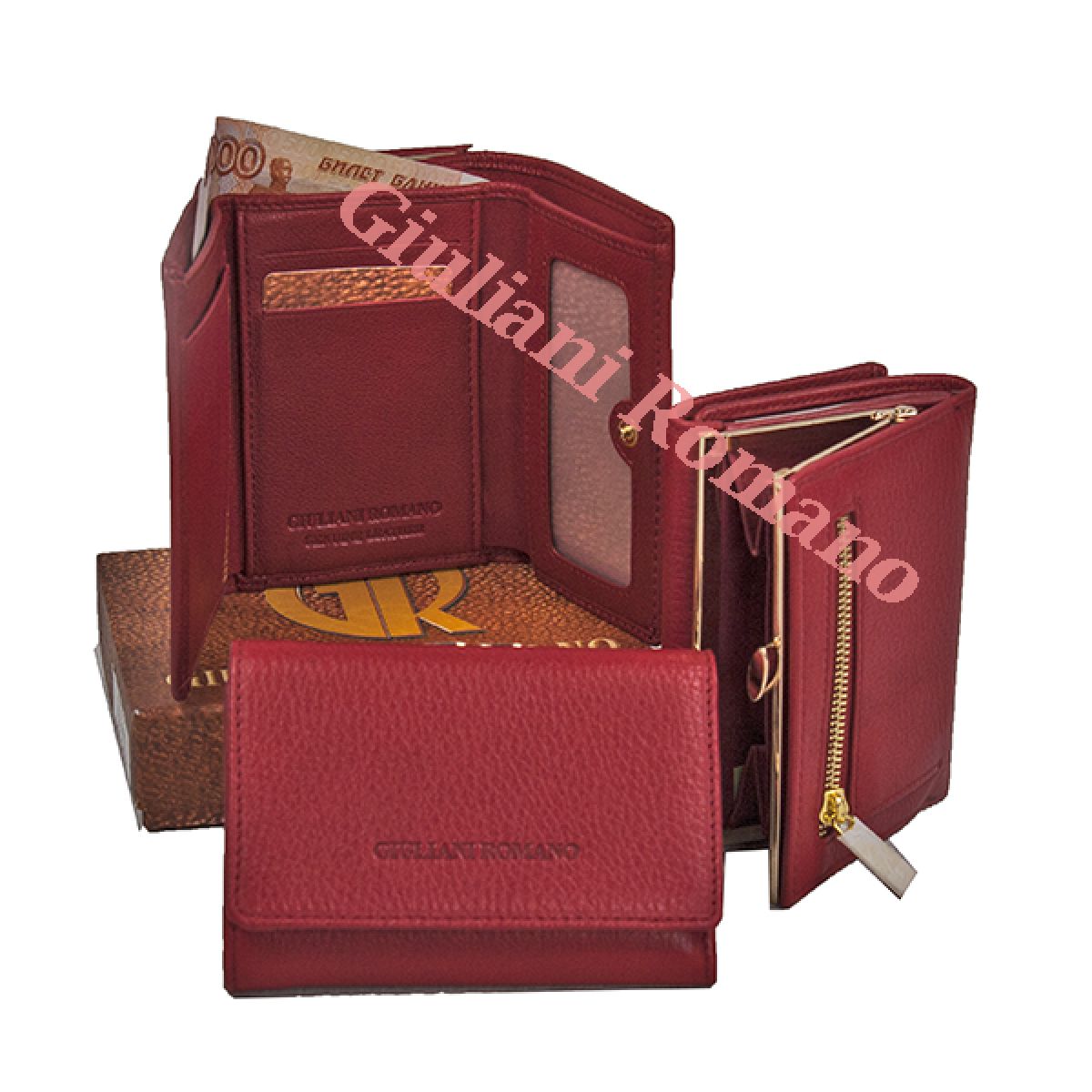 Кошелек женский кожа NP5-210616-RED