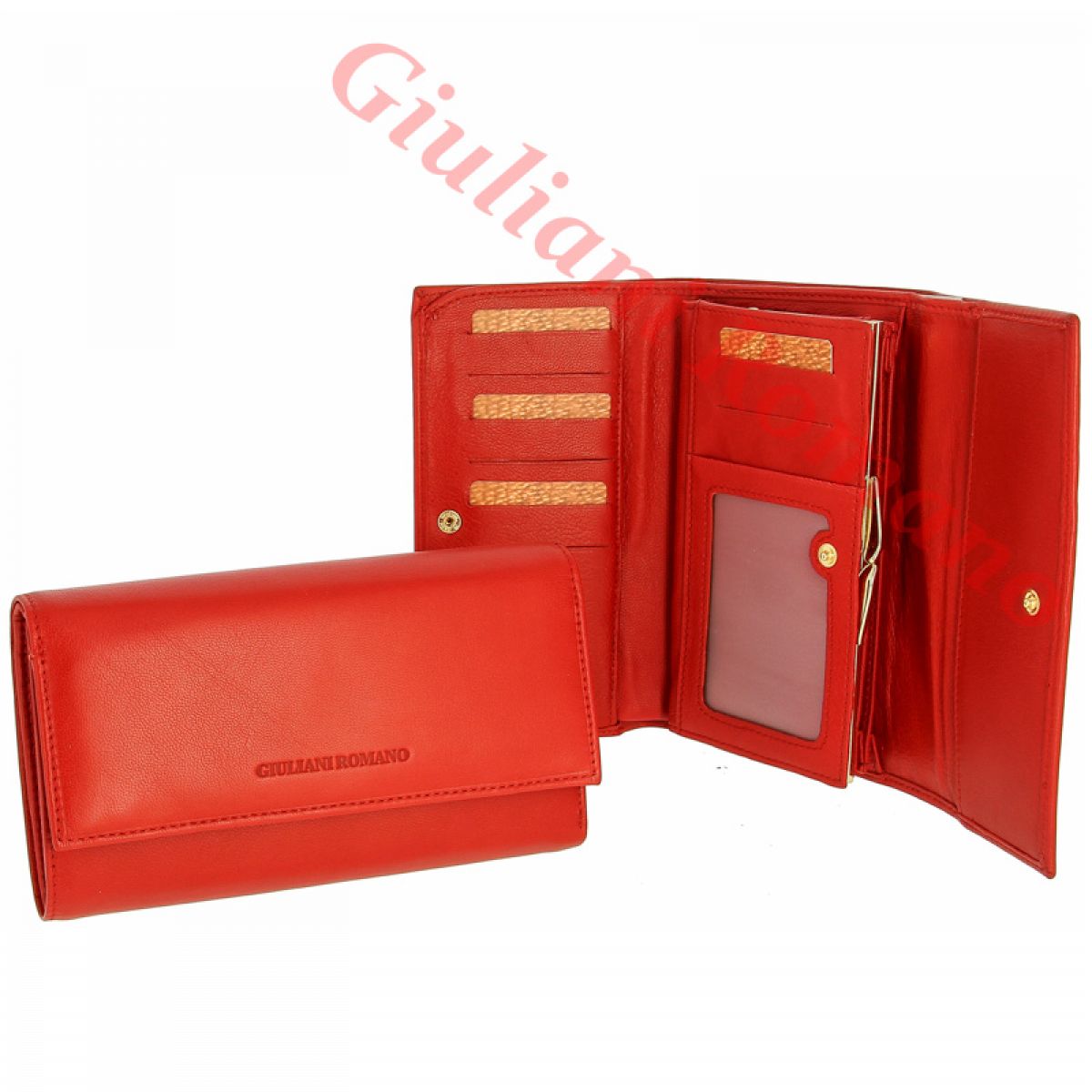 Кошелек женский кожа 230-210716-RED