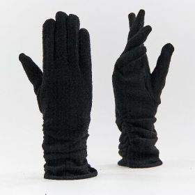 фото перчатки шерстяные 19001black 