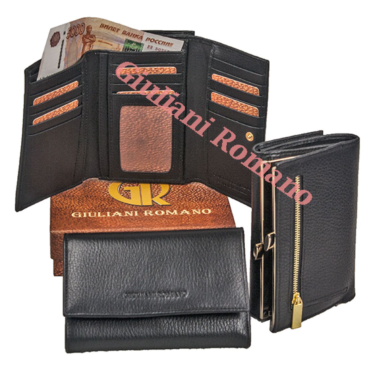 Кошелек женский кожа NP074B-210616-BLACK