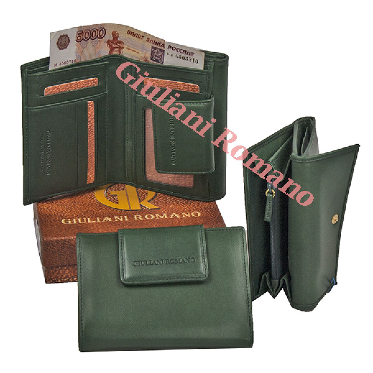Кошелек Giuliani Romano N665-210716-GREEN