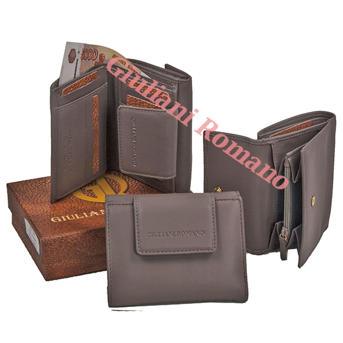 Кошелек Giuliani Romano N664-210716-TAUPE