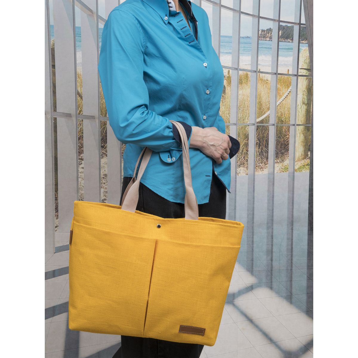 Сумка текстильная с пропиткой  женская GIULIANI donna 2208ML-22