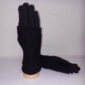 фото перчатки женские утепленные 5281-08черный