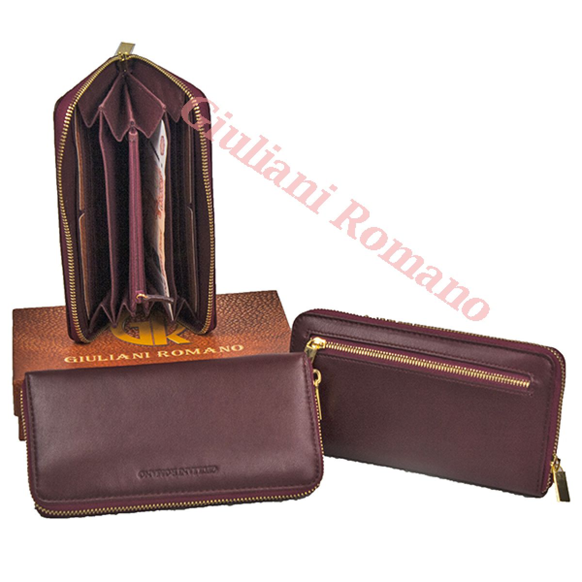 Кошелек женский кожа NP086-210716-BURGUNDY