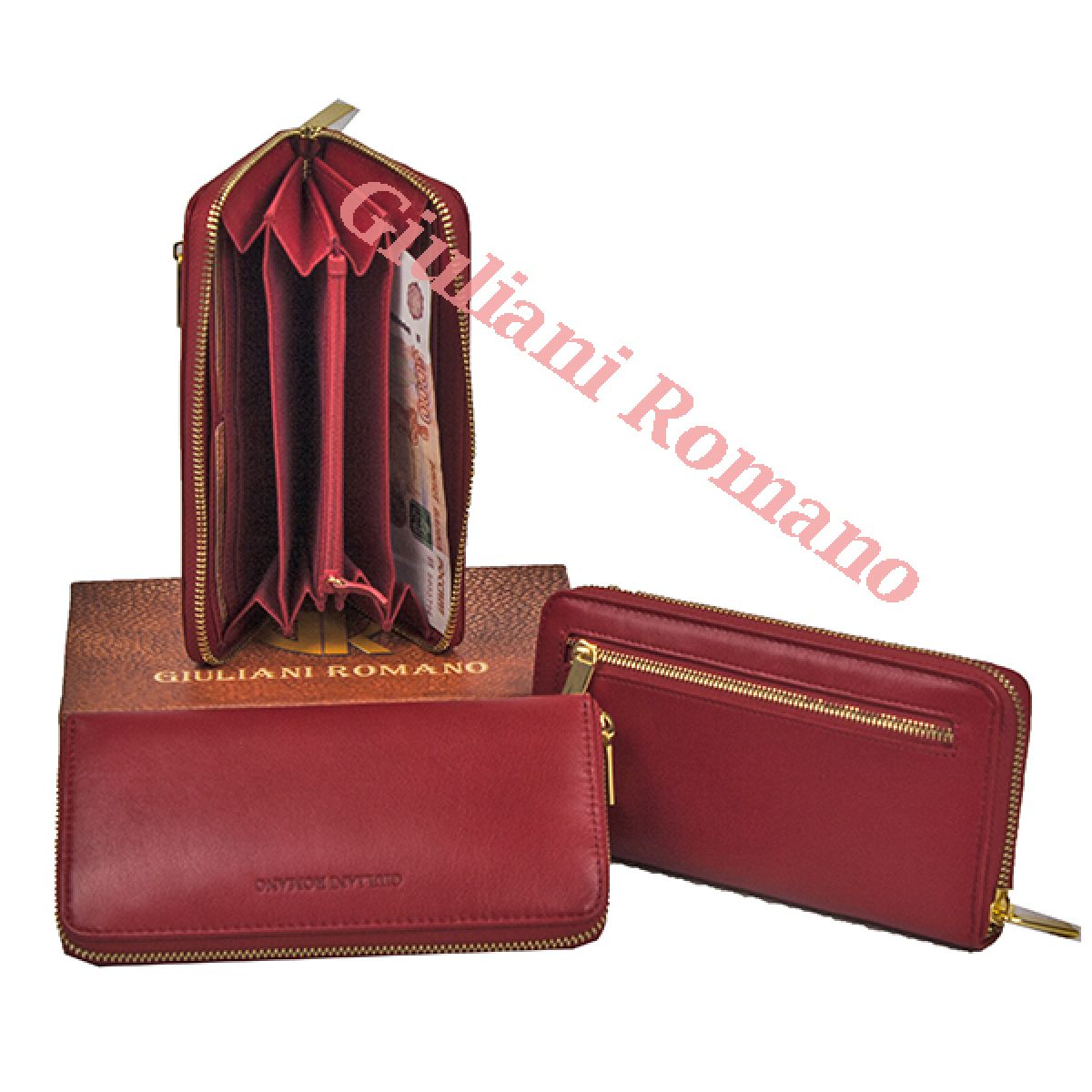 Кошелек женский кожа NP086-210716-RED