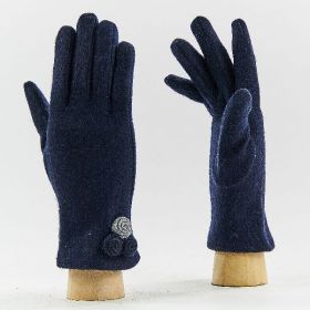 фото перчатки шерстяные 19011blue