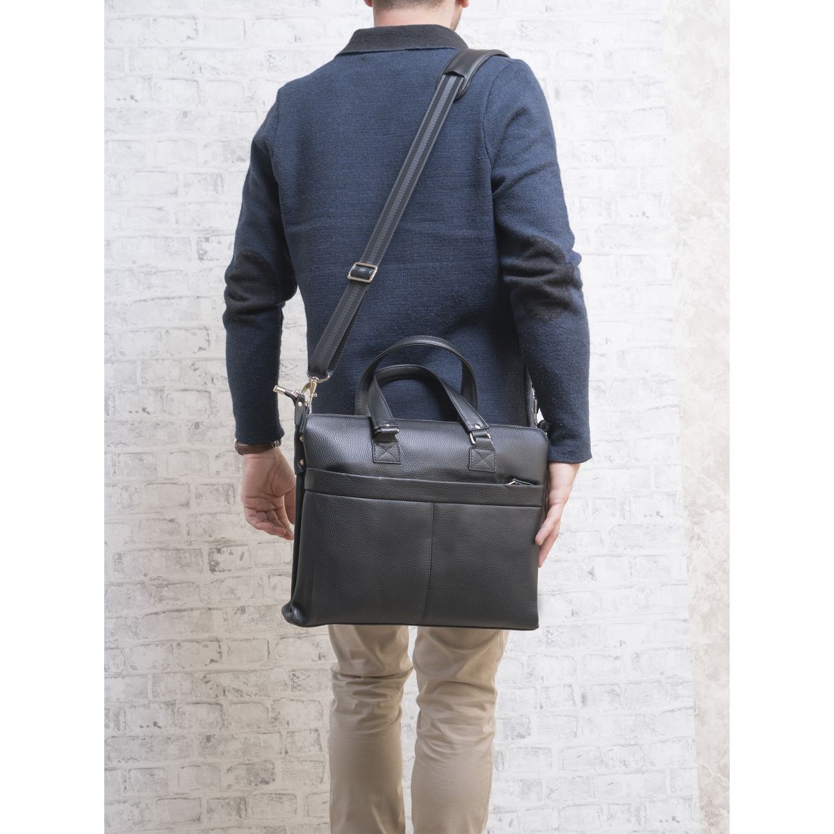 Сумка мужская кожаная GIULIANI Donna 27478-10BB