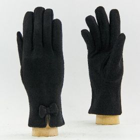 фото перчатки шерстяные 19014black 