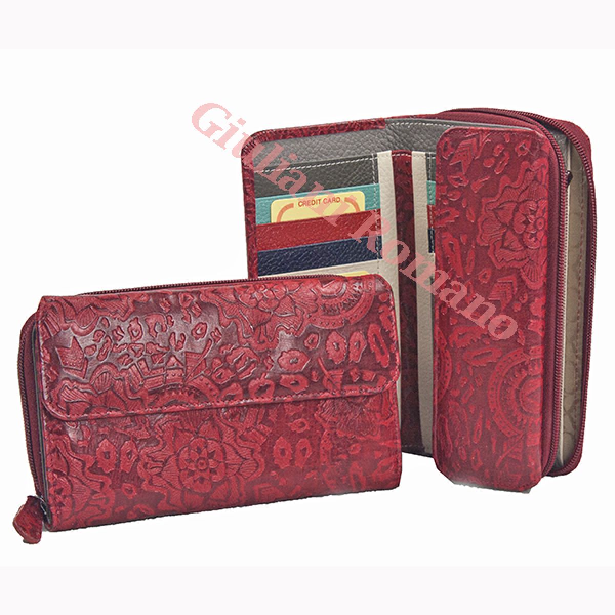 Кошелек женский кожа F19-ROSSO