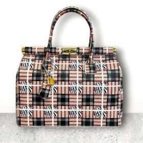 фото сумка женская -саквояж 222601-33 берберри