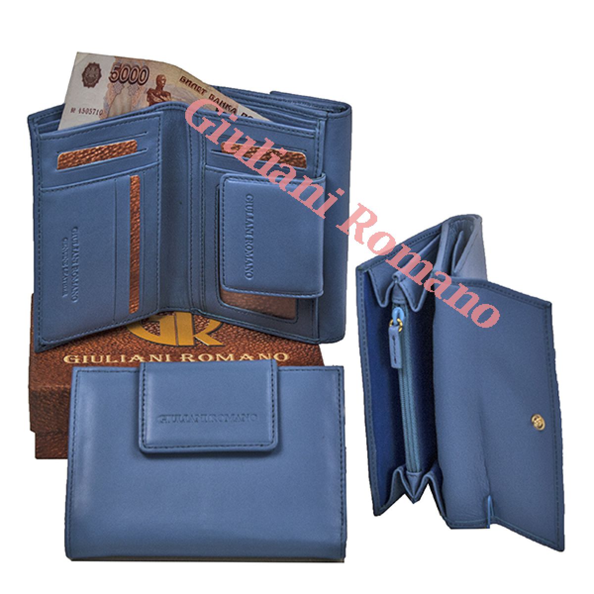 Кошелек Giuliani Romano N665-210716-AZZURRO